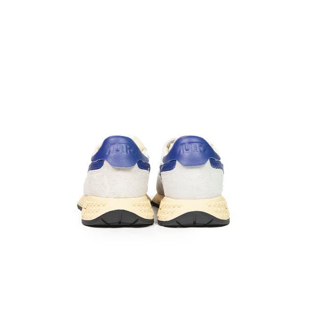 Sneaker Autry - Reelwind low wom suede/net bianco e blu