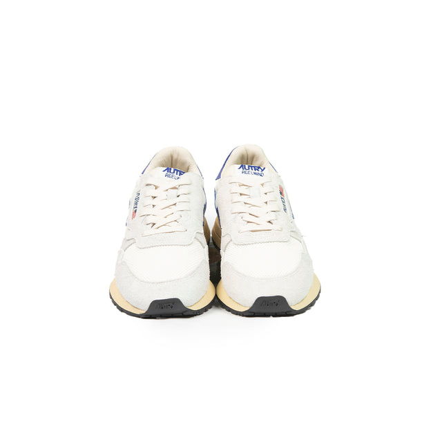 Sneaker Autry - Reelwind low wom suede/net bianco e blu