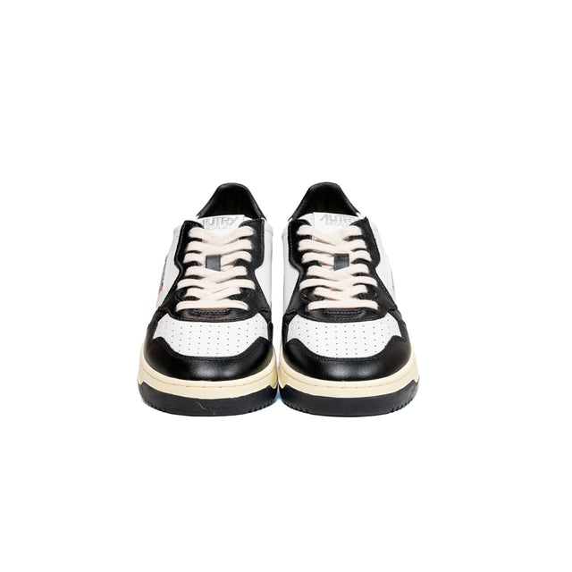 Sneakers Autry- medalist low man leather bianco e nero