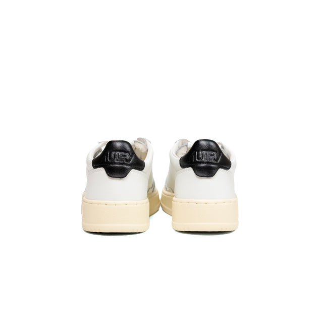 Sneakers Autry- medalist low man leather pelle bianca e nera