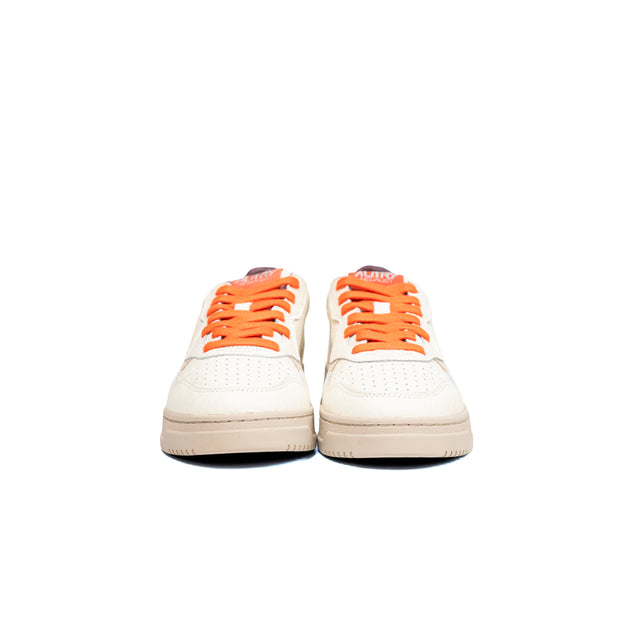 Sneakers Autry- medalist low man elephant Bianca e arancio