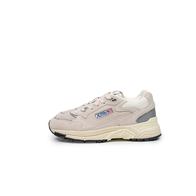 Sneakers Autry- Hyperway low woman in mesh e suede beige
