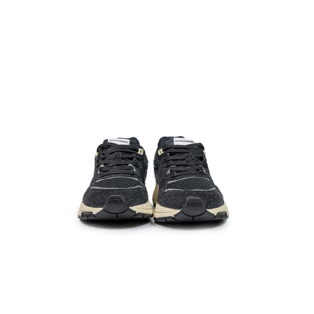 Sneakers Autry - Hyperway low woman in mesh e suede glitter nero