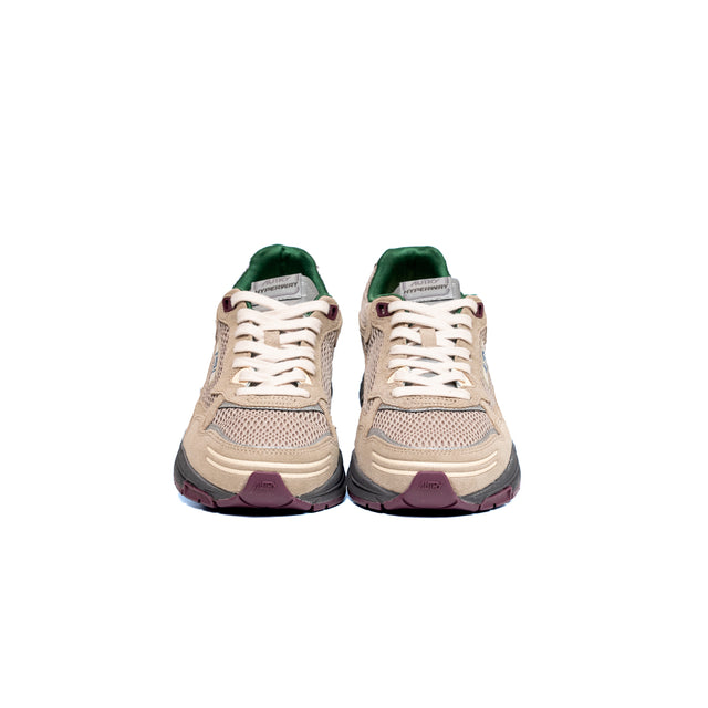 Sneakers Autry- hyperway low man in suede e mesh biscuit e afterglow