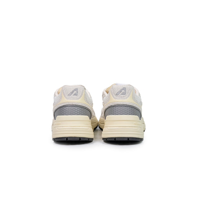 Sneakers Autry - Hyperway low woman in mesh e suede glitter bianco e grigio