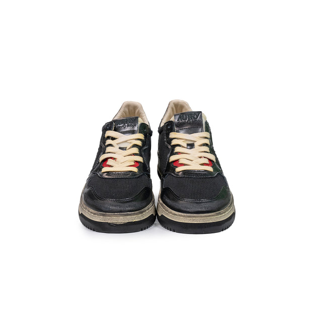 Sneakers Autry - Super vintage low man nero