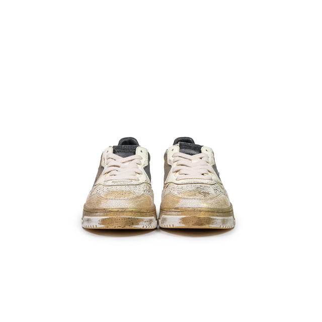 Sneakers Autry - Super vintage low woman dark metal e gold