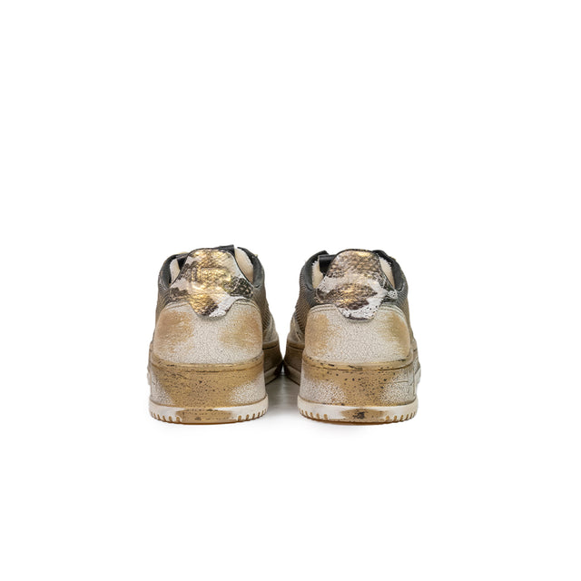 Sneakers Autry - Super vintage low woman dark metal e gold
