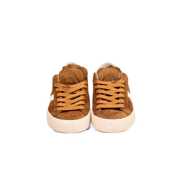 Sneakers D.A.T.E. - Hill Low Suede e cuoio biscotto