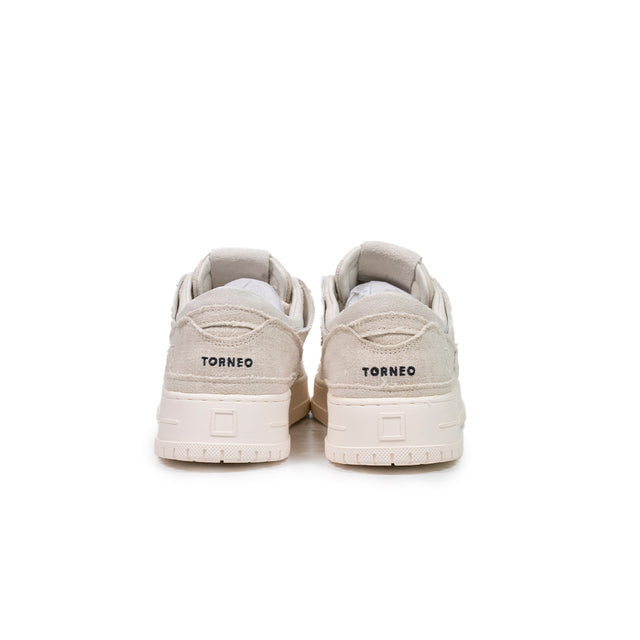 Sneakers D.A.T.E.- Torneo fringed beige
