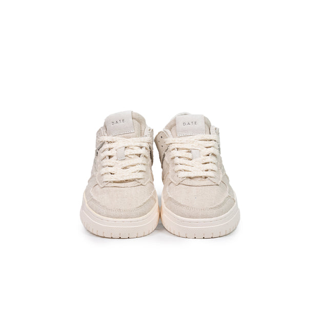 Sneakers D.A.T.E.- Torneo fringed beige