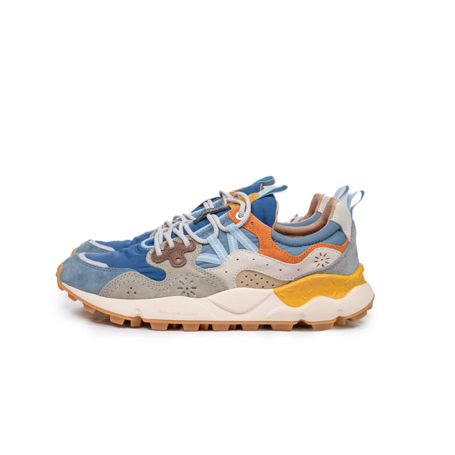 Sneakers Flower Mountain - Yamano 3 UNI suede e nylon bluette