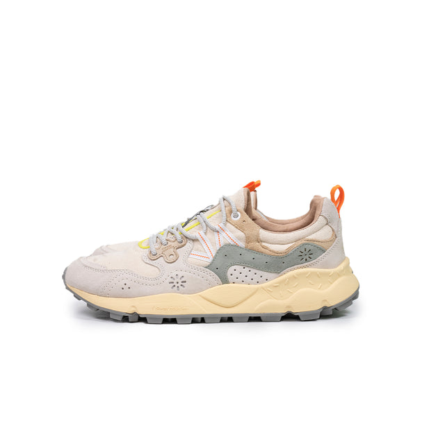 Sneakers Flower Mountain - Yamano 3 UNI suede e nylon latte e beige
