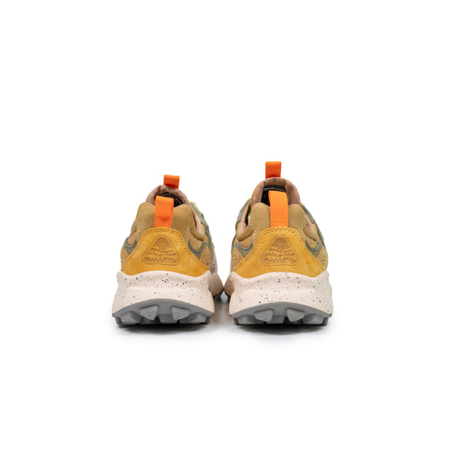 Sneakers Flower Mountain - Yamano 3 UNI suede e nylon grigio, verde militare e fluo