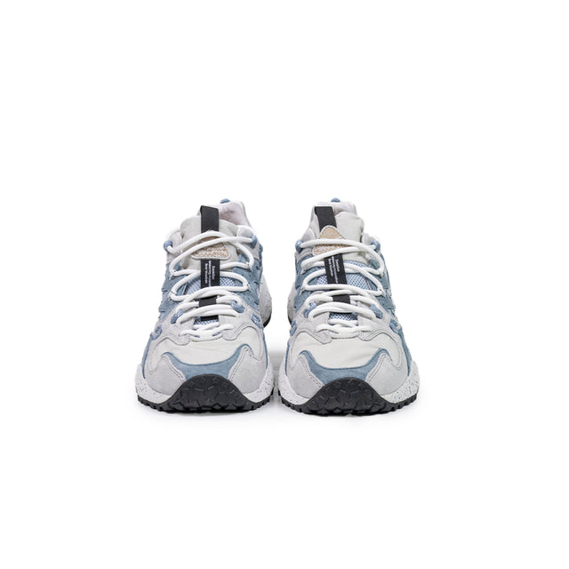 Sneakers Flower Mountain - Yamano 3 UNI suede e nylon grigio chiaro e azzurro
