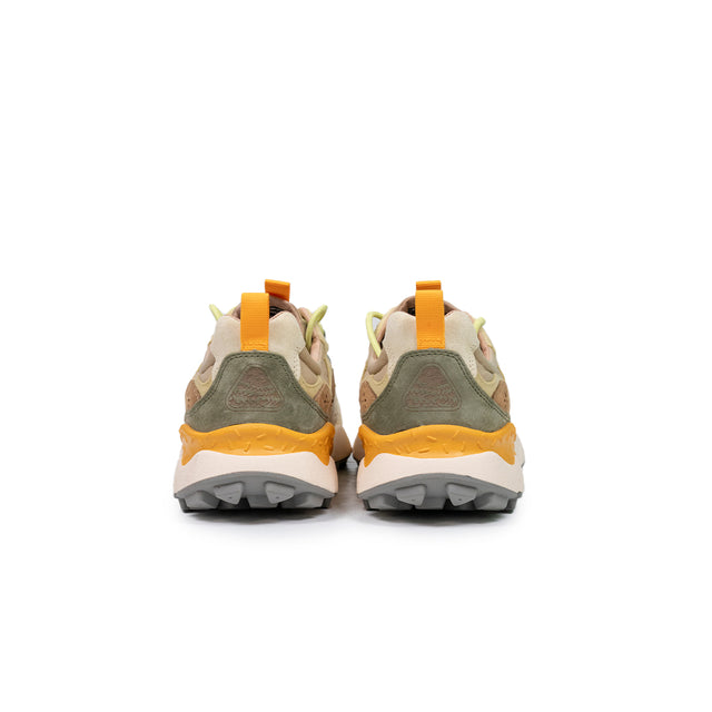 Sneakers Flower Mountain - Yamano 3 UNI suede e nylon sabbia, beige e fluo