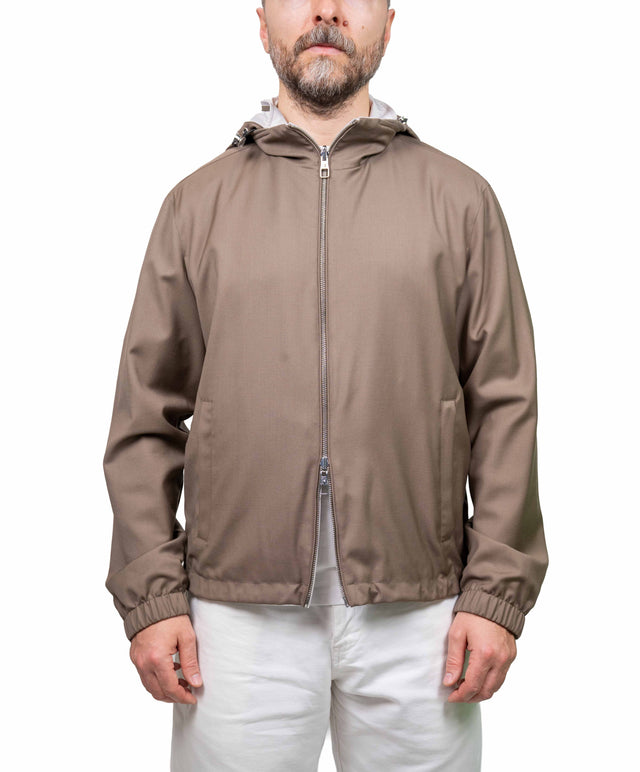 Montecore - Bomber cappuccio e tabacco