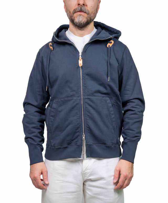 Manifattura Ceccarelli - Felpa blu - full zip