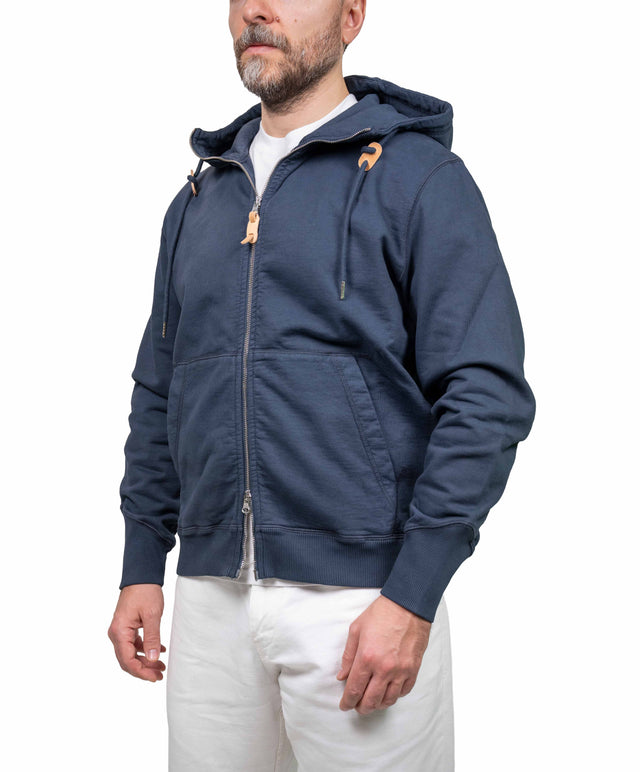Manifattura Ceccarelli - Felpa blu - full zip