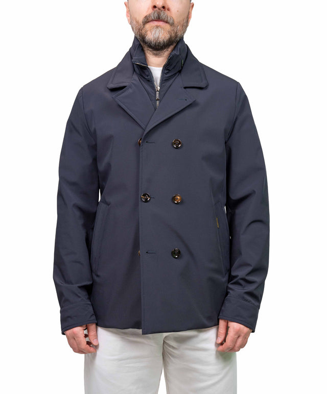 Moorer -Giacca marinaio doppio petto blu