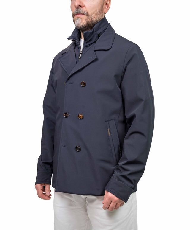Moorer -Giacca marinaio doppio petto blu