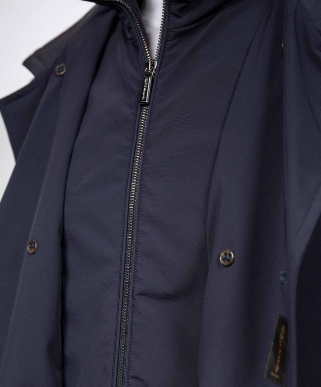 Moorer -Giacca marinaio doppio petto blu