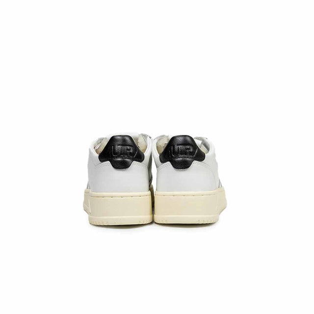 Sneakers Autry - Medalist low wom Leather Leather  Bianco e Nero
