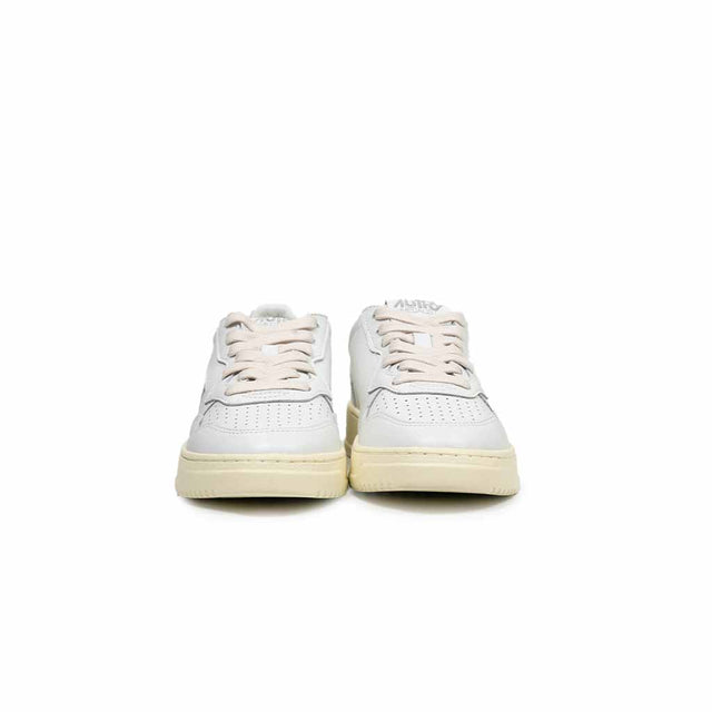 Sneakers Autry - Medalist low wom Leather Leather  Bianco