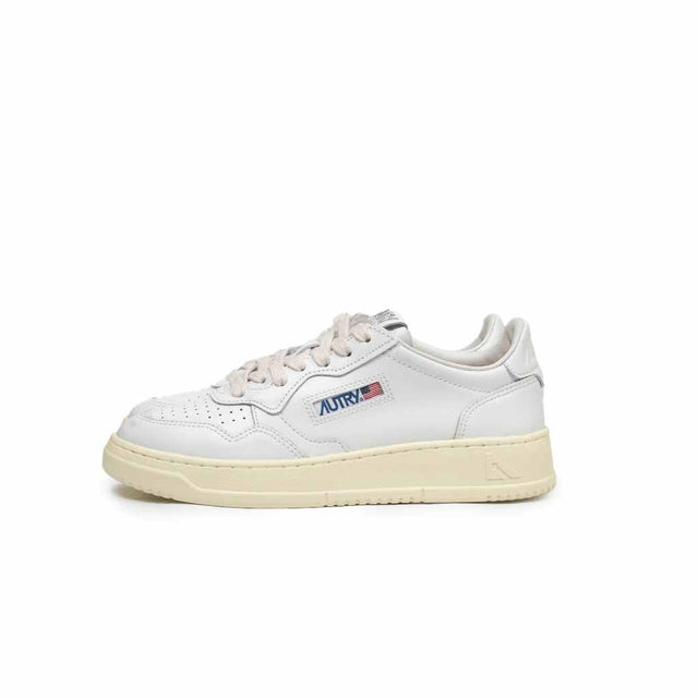 Sneakers Autry - Medalist low wom Leather Leather  Bianco