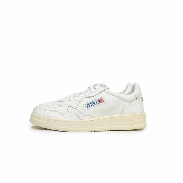 Sneakers Autry - Medalist low man Goat bianche