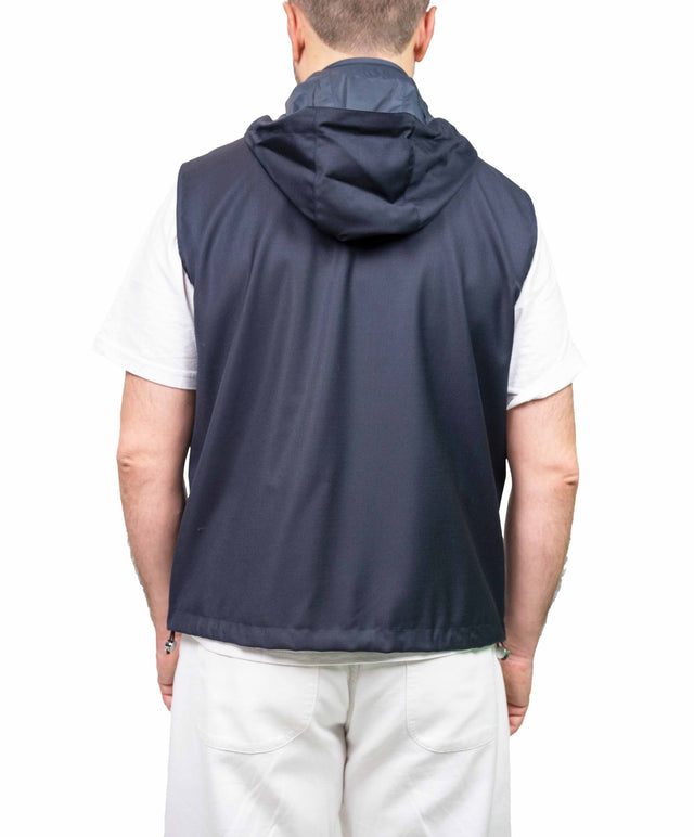 Montecore - Gilet di lana blu