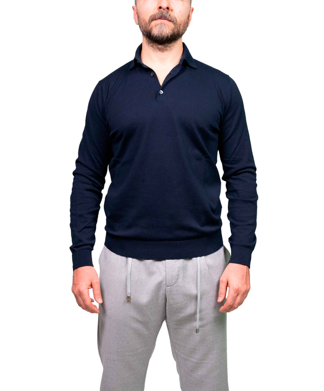 Filippo De Laurentiis - Polo calata crepes - Blu