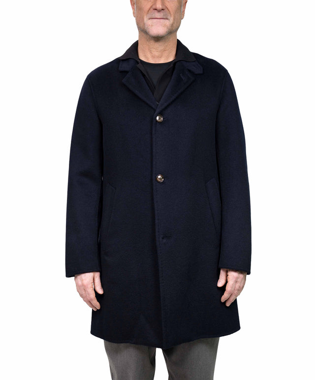 Montecore - Cappottino cachemire blu