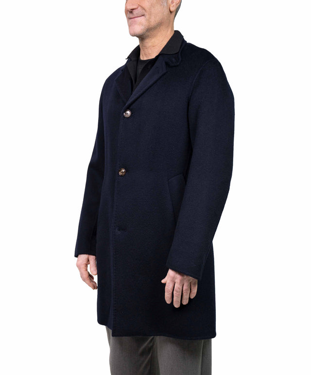 Montecore - Cappottino cachemire blu