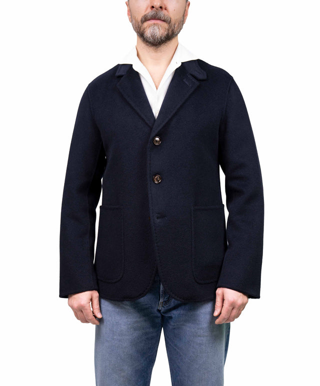 Montecore - Blazer cachemire blu