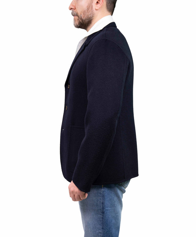 Montecore - Blazer cachemire blu