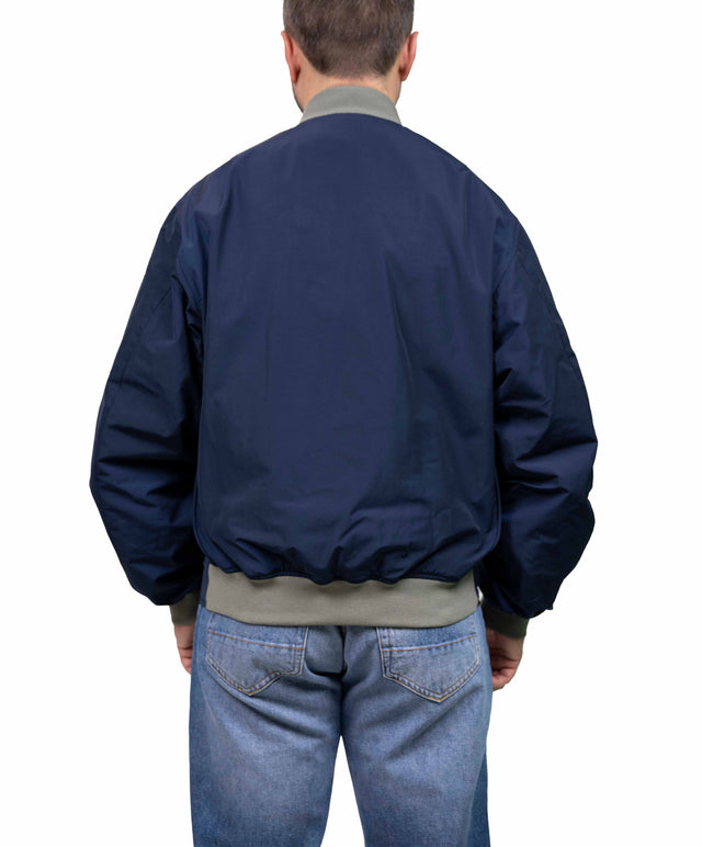 DEPARTMENT FIVE  - Bomber reversibile blu/verde