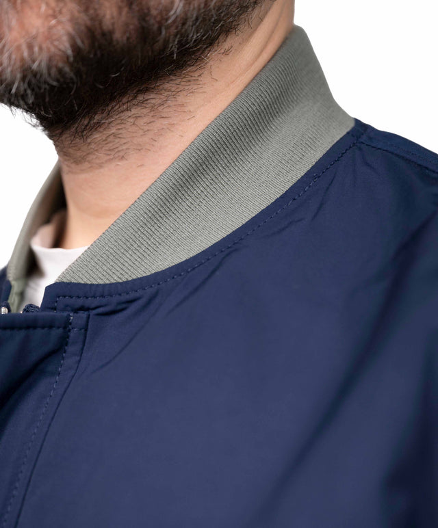 DEPARTMENT FIVE  - Bomber reversibile blu/verde