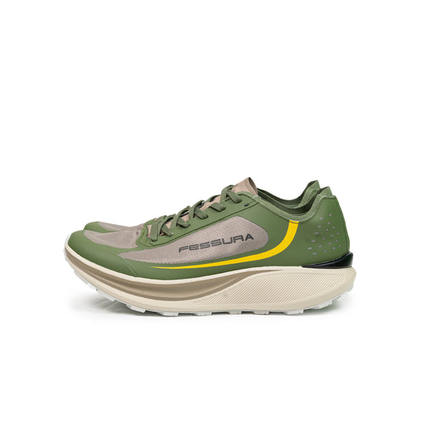 Sneakers Fessura - Ultra trail verde militare