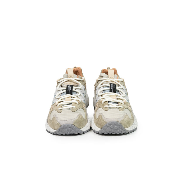 Sneakers Flower Mountain - Yamano 3 Ripstop suede/nylon beige e grigio