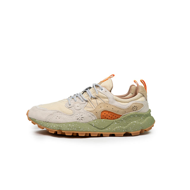 Sneakers Flower mountain -canvas off white Yamato sabbia