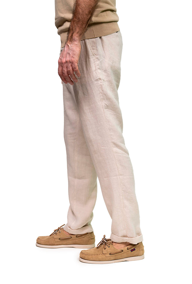 Pantaloni di lino coach ghiaccio 40WEFT
