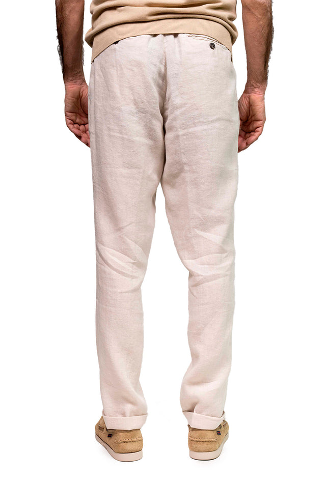 Pantaloni di lino coach ghiaccio 40WEFT