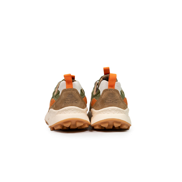 Sneakers Flower mountain -militare + arancione yamano 3