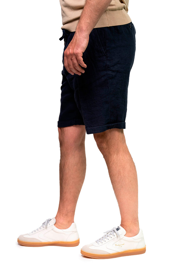 Pantaloncini Lino blu 40WEFT
