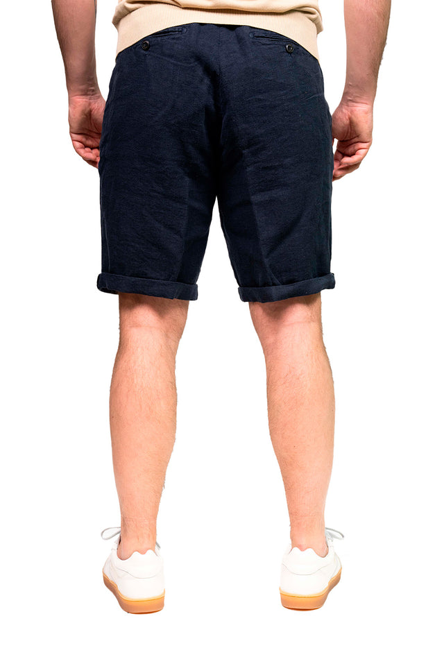 Pantaloncini Lino blu 40WEFT