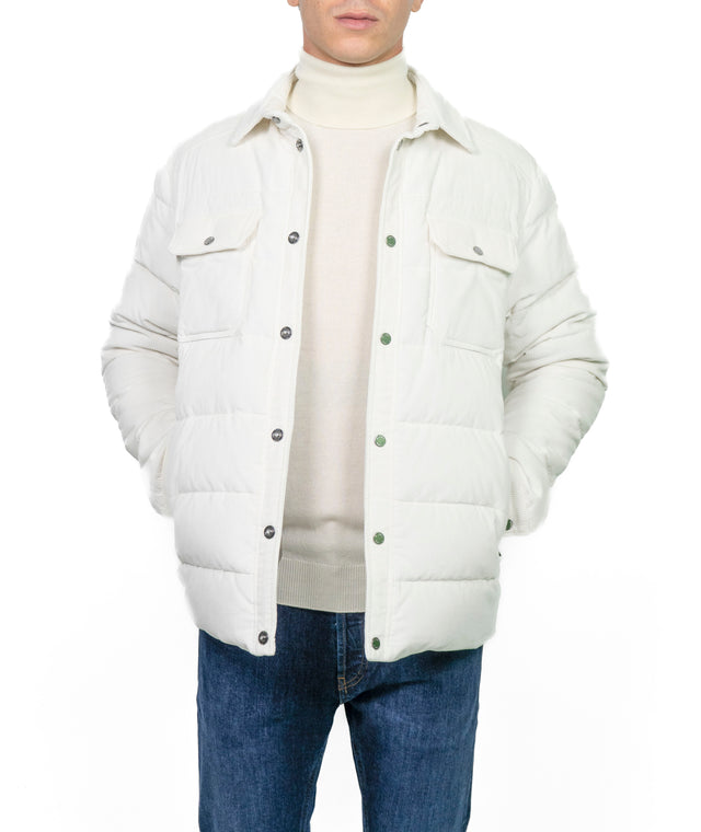 Giacca Moorer - VETON-VH / WORK VELLUTO BIANCO