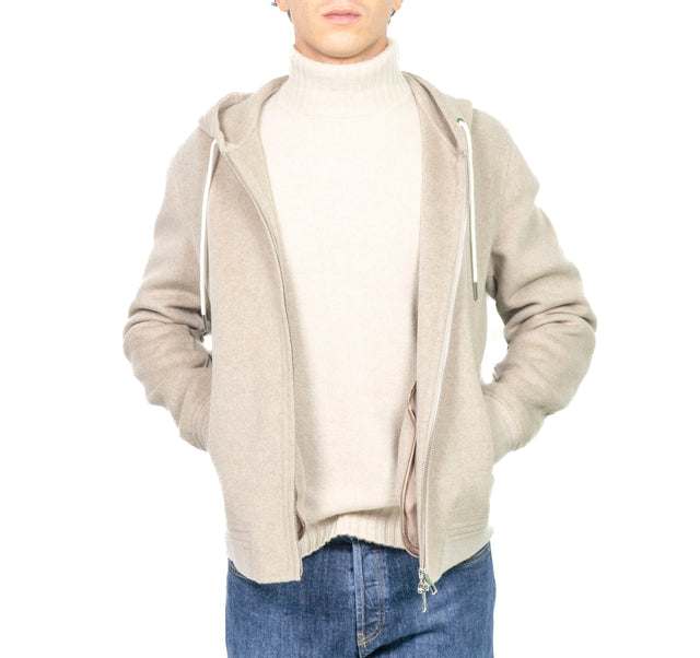 Giacca Montecore - FELPA TOP CASHMERE DO BEIGE