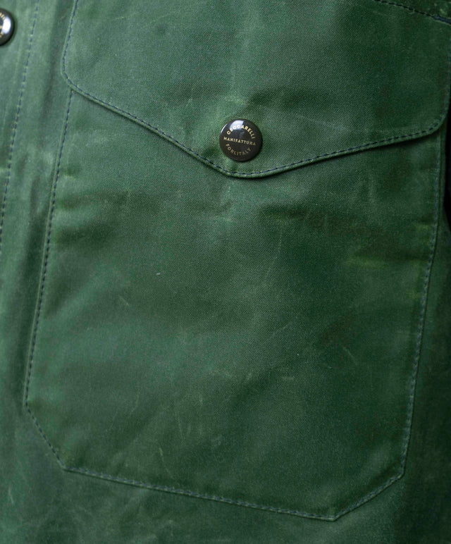 MANIFATTURA CECCARELLI FORLITALY  - OVERSHIRT LIGHT VERDE