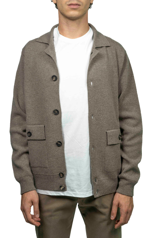 Filippo De Laurentiis - (Cardigan) Giacca Lana Cachemire Beige ch.